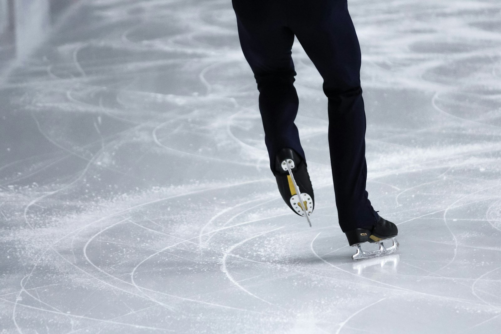 Skater on an ice rink